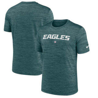Men's Philadelphia Eagles Green Elocity Performance T-Shirt