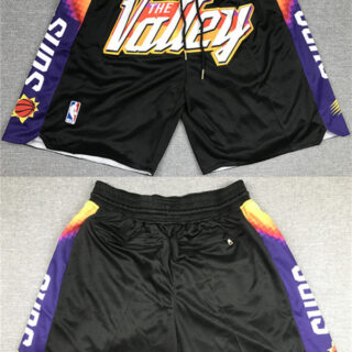 Men's Phoenix Suns Black Shorts (Run Small)