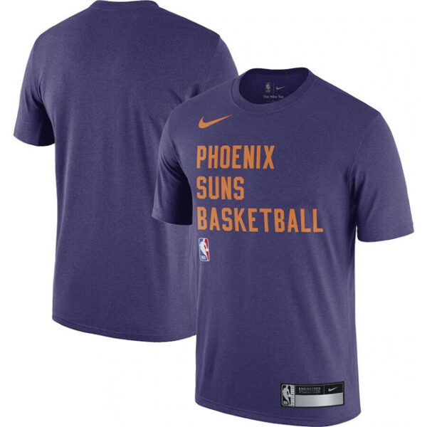 Men's Phoenix Suns Purple 2023 24 Sideline Legend Performance Practice T-Shirt
