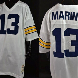 Men's Pittsburgh Panthers #13 Dan Marino White Stitched Jersey
