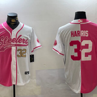 Men's Pittsburgh Steelers #32 Franco Harris Franco Harris Franco Harris 2024 Arctic Red White Salute To Service Stitched Baseball Jerseys