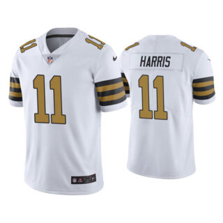Men's Saints #11 Deonte Harris Color Rush Jersey