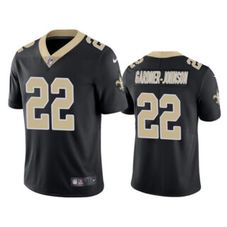 Men's Saints #22 Chauncey Gardner-Johnson 2019 NFL Black Vapor Limited Jersey