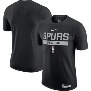 Men's San Antonio Spurs Black 2022 23 Legend On-Court Practice Performance T-Shirt