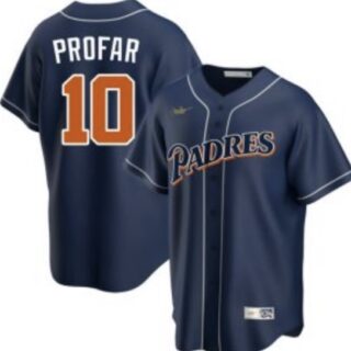 Men's San Diego Padres #10 Jurickson Profar 2022 Navy Flex Base Jersey