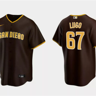 Men's San Diego Padres #67 Seth Lugo Brown Cool Base Stitched Jersey
