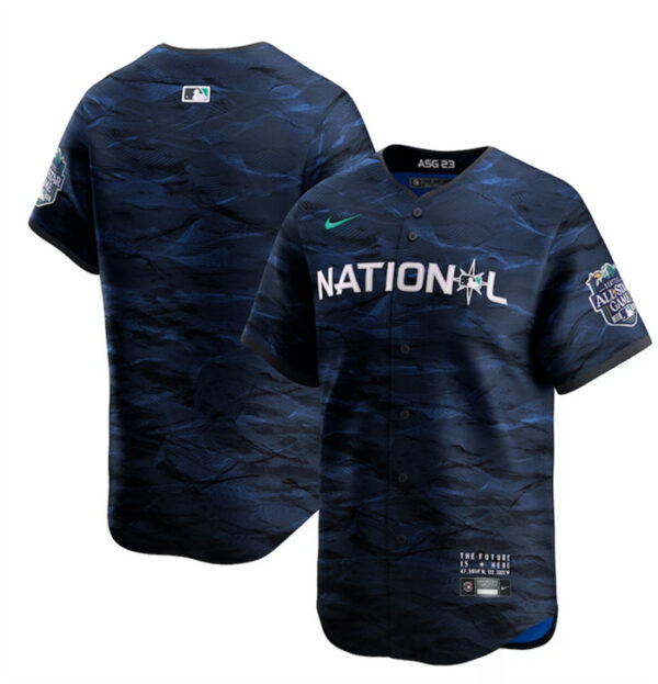 Men's San Diego Padres Blank Royal 2023 All-Star Cool Base Stitched Baseball Jersey