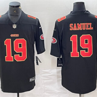 Men's San Francisco 49ers #19 Deebo Samuel Black Vapor Untouchable Limited Stitched Jersey