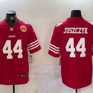Men's San Francisco 49ers #44 Kyle Juszczyk Red Vapor Untouchable Limited Stitched Jerse 2