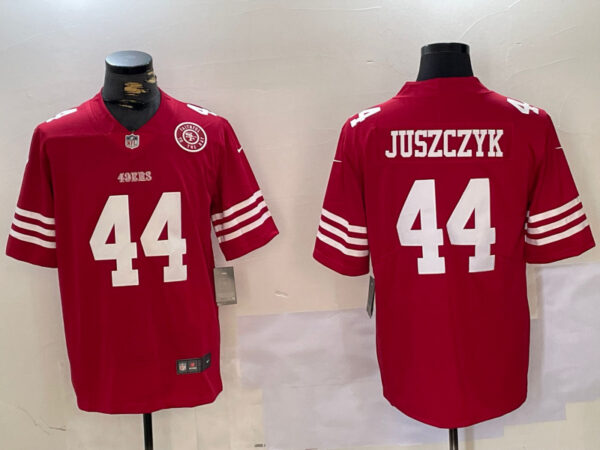 Men's San Francisco 49ers #44 Kyle Juszczyk Red Vapor Untouchable Limited Stitched Jerseys