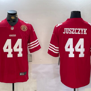 Men's San Francisco 49ers #44 Kyle Juszczyk Red Vapor Untouchable Limited Stitched Jerseys