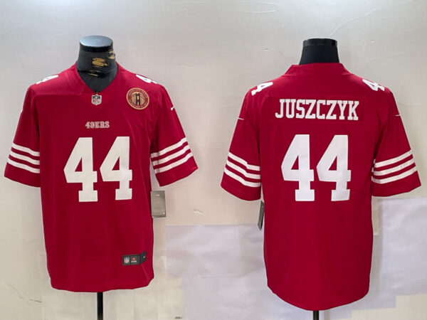Men's San Francisco 49ers #44 Kyle Juszczyk Red Vapor Untouchable Limited Stitched Jerseys