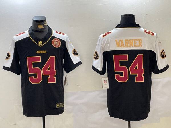 Men's San Francisco 49ers #54 Fred Warner Black F.U.S.E. Mexico Vapor Limited Stitched Football Jerseys
