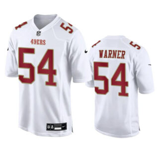 Men's San Francisco 49ers #54 Fred Warner White Fashion Vapor Untouchable Limited Stitched Football Jersey