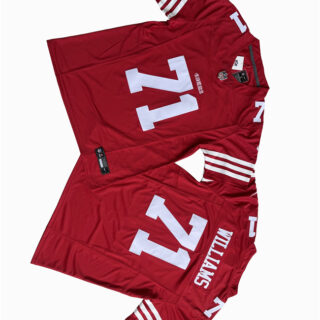 Men's San Francisco 49ers #71 Trent Williams Red F.U.S.E. Vapor Untouchable Limited Stitched Jersey