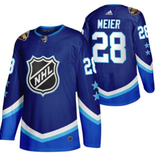 Men's San Jose Sharks #28 Timo Meier 2022 All-Star Blue Stitched Jersey