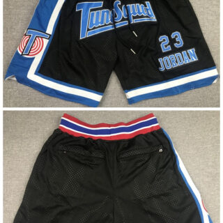 Men's Space Jam Tune Squad Black Mitchell&Ness Shorts (Run Small)