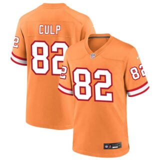 Men's Tampa Bay Buccaneers #82 Devin culp Orange Vapor Limited Stitched Jersey