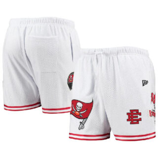 Men's Tampa Bay Buccaneers Pro White Red Shorts 001