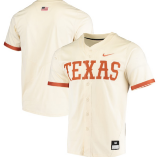 Men's Texas Longhorns Blank Cream Vapor Untouchable Stitched Jersey