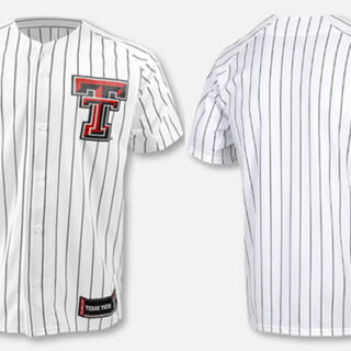 Men's Texas Tech Red Raiders White Stitched Baseball Jersey