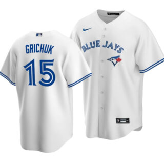 Men's Toronto Blue Jays #15 Whit Merrifield White Cool Base Stitched Jersey