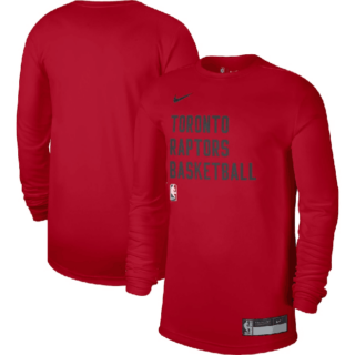 Men's Toronto Raptors Red 2023 24 Legend On-Court Practice Long Sleeve T-Shirt