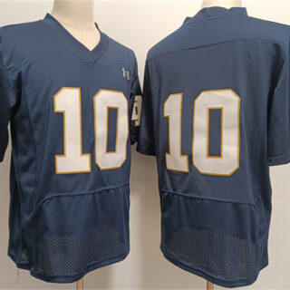 Men's USC Trojans #10 Sam Hartman Navy Stitched Jersey