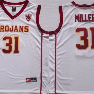 Men's USC Trojans #31 Cheryl Miller White Stitched Jersey