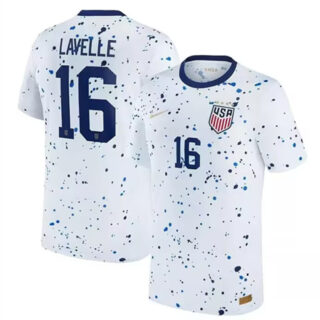 Men's United States ACTIVE PLAYER Custom White 2023 Home Jersey