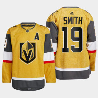 Men's Vegas Golden Knights #19 Reilly Smith Gold Jersey
