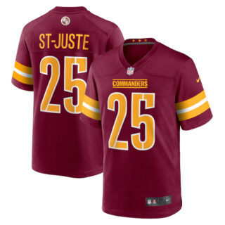 Men's Washington Commanders #25 Benjamin St-Juste Burgundy Vapor Untouchable Limited Jersey
