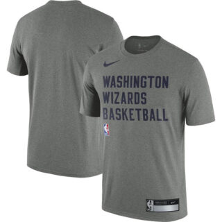 Men's Washington Wizards Heather Gray 2023 24 Sideline Legend Performance Practice T-Shirt