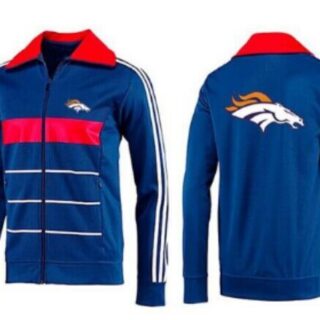 Men's Denver Broncos Logs Blue Jacket
