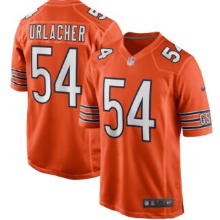 Men's Chicago Bears #54 Brian Urlacher Orange Retired Player Jersey
