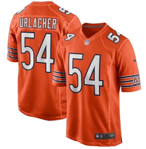 Men's Chicago Bears #54 Brian Urlacher Orange Retired Player Jersey