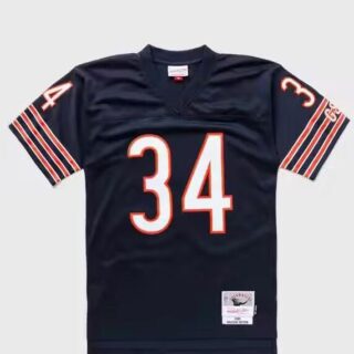 Men's Mitchell & Ness Walter Payton Navy Chicago Bears 1985 Authentic Throwback  Jerseys