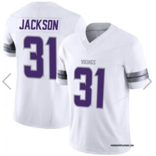 Men's Nike Minnesota Vikings #31 Khyree Jackson Winter Warriors Stitched NFL Jersey