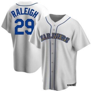 Men's Seattle Mariners #29 Cal Raleigh Authentic Alternate Jerseys