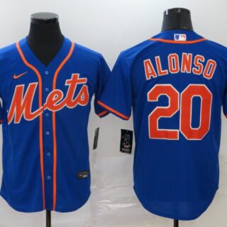 Mets 20 Pete Alonso Royal 2020 Nike Flexbase Jersey
