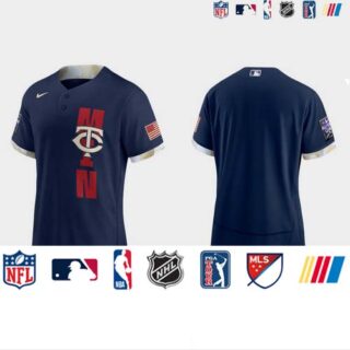 Minnesota Twins 2021 Mlb All Star Game Authentic Navy Jersey