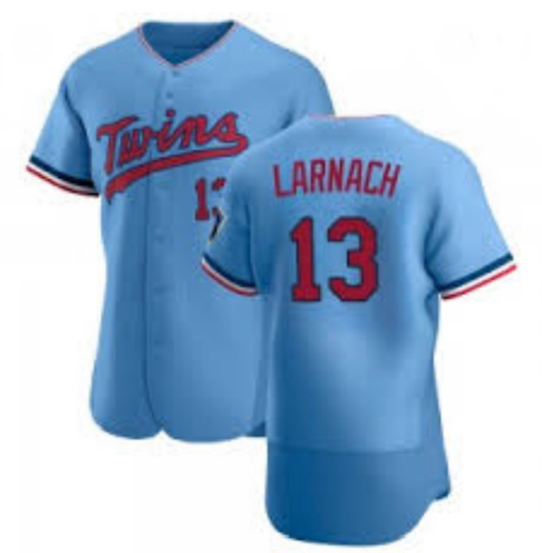 Minnesota Twins #13 Trevor Larnach Blue Jerseys