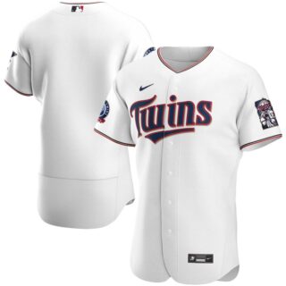 Minnesota Twins Men's Nike White Home 2020 60th Season Authentic Team MLB Jersey