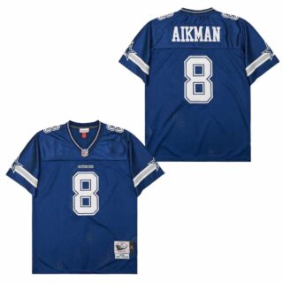 Mitchell&Ness cowboys #8 Throwback Stitched NFL Jersey
