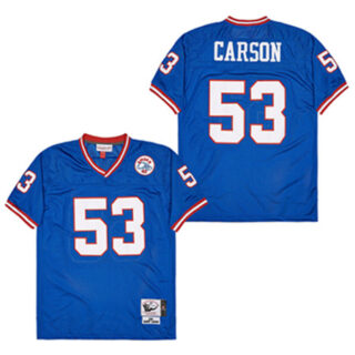 Mitchell And Ness Bills #53 Throwback Stitched NFL Jerseys
