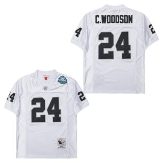 Mitchell And Ness Raiders #24 Throwback Stitched NFL Jerseys
