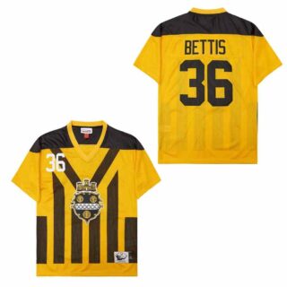 Mitchell And Ness Steelers #36 Throwback Stitched NFL Jersey