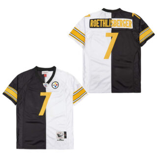 Mitchell And Ness Steelers #7 Throwback Stitched NFL Jerseys