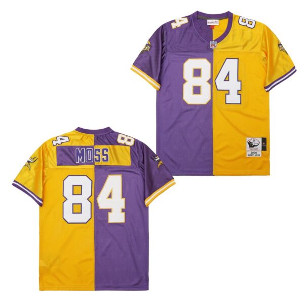 Mitchell And Ness Vikings #84 Throwback Stitched NFL Jerseys