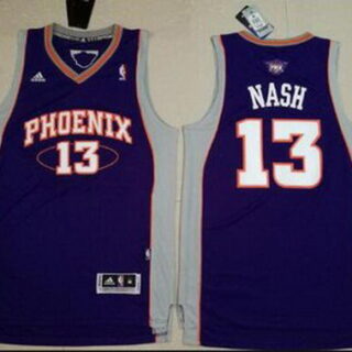 NBA Phoenix Suns 13 Steve Nash New Rev30 Swingman Throwback blue Jersey